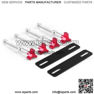 Mud escape plate mounting bracket 1# (145mm) red