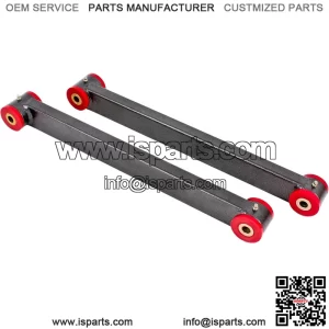 Lower control arms, boxed, non-adj, poly bushings