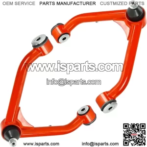 For 2-4" Lift Front Upper Control Arms w/Ball Joint Compatible with 1999-2006 Chevy Silverado 1500/GMC Sierra 1500, 2000-2006 Suburban 1500 Chevy Tahoe/GMC Yukon 2PCs-Red
