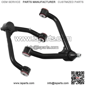 Pair (2 PCS) Front Upper Control Arm Compatible with 2014-2018 Silverado Sierra 1500 2WD 4WD 2-4" Tubular Lift Kit with PU Bushings Ball Joints UCA Greasable