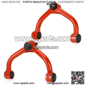 Front Upper Control Arms with Ball Joints Red Tubular Suspension kit Fit for Chevrolet Silverado 2500HD 3500HD Fit for GMC Sierra 2500HD 3500HD 11-19 2-4" Lift Suspension Kit Adjustable Control Arm