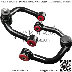 Front Upper Control Arms for 2-4 Lift Compatible with 2000-2006 Tundra / 2001-2007 Toyota Sequoia Tubular Leveling Lift Ball Joint Kit w/Pu Bushings