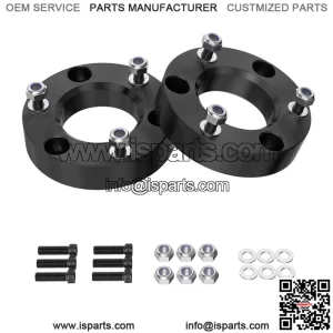 2" Front Leveling Lift Kit Compatible with 2007-2024 Silverado/Sierra 1500, Leveling Lift Kit for 2007-2024 Silverado/Sierra 1500 Forged Front Strut Spacers Raise the Front of your Car by 2"