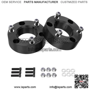 2.5" Front Leveling Lift Kit Compatible with 2007-2024 Silverado/Sierra 1500, Leveling Lift Kit for 2007-2024 Silverado/Sierra 1500 Forged Front Strut Spacers Raise the Front of your Car by 2.5"