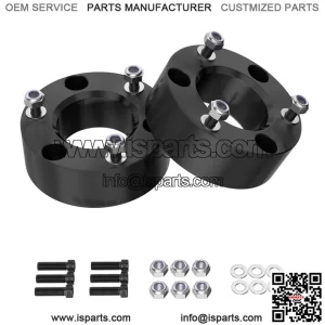 3" Front Leveling Lift Kit Compatible with 2007-2024 Silverado/Sierra 1500, Leveling Lift Kit for 2007-2024 Silverado/Sierra 1500 Forged Front Strut Spacers Raise the Front of your Car by 3"