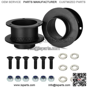 3" Front Leveling Lift Kit fit for 4WD 1994-2008 Dodge Ram 1500, 1994-2010 Dodge Ram 2500 3500, 2011-2013 Ram 2500 3500, Forged Aluminum Front Suspension Lift, Raise by 3" Spring Lift Spacers