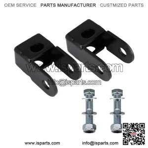 Front Steel Shock Extenders for 2005-2020 Ford F-250 F-350 Superduty 4WD Super Duty 46763,For 2-4" Lift