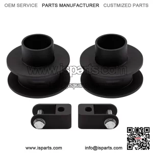 2" Front Leveling Kit for 2005-2024 Ford F250 / F350 Super Duty 4WD High-Strength Steel Coil Spring Lift Spacers & Shock Mount Extenders