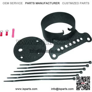 Black Single Gauge Mount Kit For 95-11 Sportster 482824