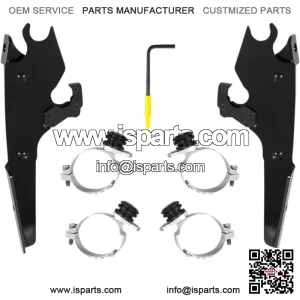 Batwing Fairing Trigger-Lock Mounting Kit Black MEB2056