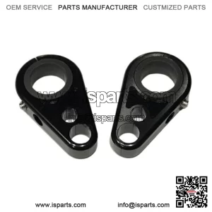 Billet Black Front A-Arm Brake Line Clamps Yamaha YFZ450 YFZ450R YFZ450X YFZ 450