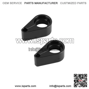 1Pair A-Arm Brake Cable Line Clamps 1" & 0.75" For Yamaha YFZ450R YFZ450X YFZ450