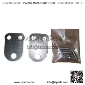 Pair Raw Steel Of CF Moto Uforce 1000 And 1000xl Whip Light Or Antenna Mount