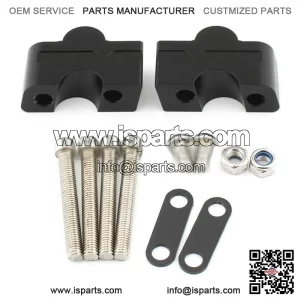 Kawasaki ER-6N Z650 Ninja650 2017-2023 Black Handlebar Riser Clamp Mount