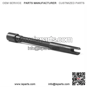 Oil Pump Drive Shaft Steel Pinned Sleeve Fit for Chevy Small Block Black 1pc (For: Chevrolet Silverado 1500)