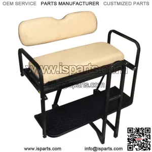 Club Car Golf Cart Precedent Model (Light Yellow) Flip-Back Seat Kit with Armrests