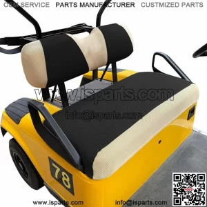 Front / Rear Golf Cart Seat Covers for Club Car DS Precedent Yamaha EZGO RXV TXT