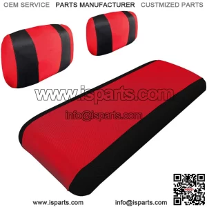 Red Golf Cart Seat Cover Set Fit Yamaha G2 G9 G16 G22 Club Car DS Pre-2000 Carts