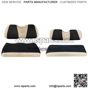 Golf Cart Front Rear Seat Cover Set fit Yamaha Club Car Precedent 4 Seater L+XS