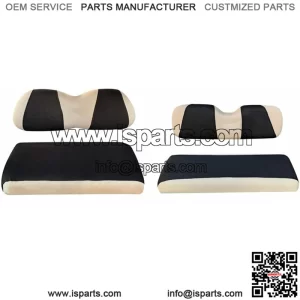 Golf Cart Front Rear Seat Cover Set Fit Club Car DS EZGO TXT RXV 4- Seater S+XS