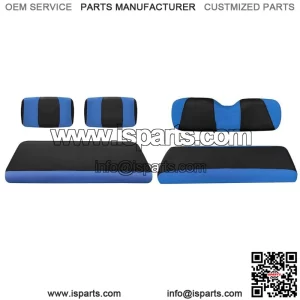 Blue Golf Cart Front Rear Seat Covers for Yamaha G2 - G22,Club Car DS Pre-2000