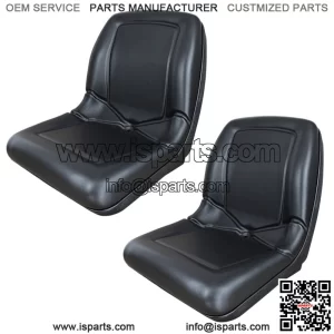 (2 Seats) Black John Deere Gator Seat 6X4 CX 4X2 4X4 HPX TRAIL TX TURF TH 6X4 TE