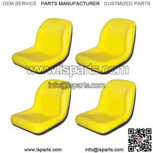 4 HIGH BACK Seats Fits John Deere Fits Gator TX / TX 4x2 / TX Turf / TX 4x2 Turf