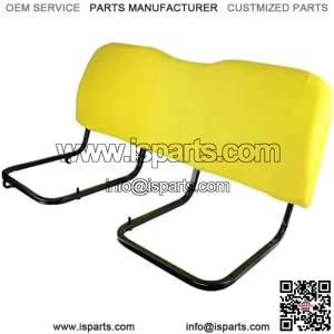 E-AM140623 Yellow Vinyl Bench Seat Back Cushion for John Deere HPX & XUV Gators