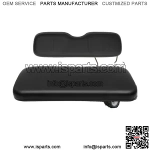 Black Golf Cart Front Seat Cushion Set Fits EZGO GOLF CART TXT