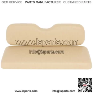 Rear Tan Golf Cart Seat + Back Cushion For Ezgo TxT,Rxv,ST,ST Sport,Valor models