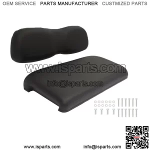 Black Golf Cart Front Cushion Set For Club Car DS
