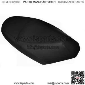 BLACK ST CUSTOM FITS PEUGEOT VIVACITY 50 100 125 LEATHER SEAT COVER  UP TO 09