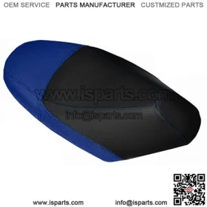 BLACK & R BLUE VINYL CUSTOM FITS PEUGEOT VIVACITY 50 100 125 SEAT COVER UP TO 09