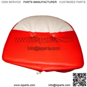 21" Cushion Seat Cover Red & White Fits IH Fits FARMALL Universal Mower & Farm T