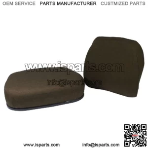 Brown Fabric Seat Cushion Set Fits John Deere 2350 2550 4050 4250 4450 4650 4850