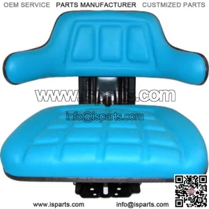 Blue Wrap Around Seat with Arms Fits 3300 3910 3930 6000 7610 Fits Ford 2000 Fit