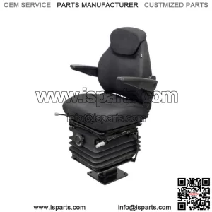 Backhoe Seat Black Vinyl Fits John Deere 310G 310J 310SG 315SG 315SJ 325J 410J