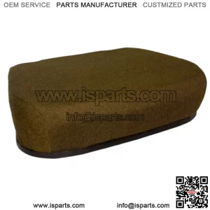 Seat Cushion Hydraulic Suspension Fabric Brown - Economy Fits John Deere 7700