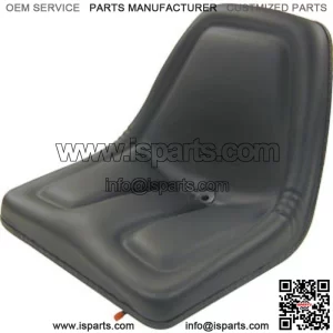 TMS444BL Black Michigan Style Seat w/ Slide Track Fits Multiple Brands & Models