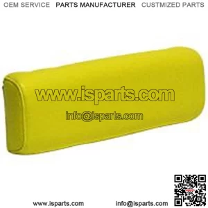 R0997 Seat Back, Yellow Vinyl - Fits John Deere 40, 320, 435, 1010, M, MT +