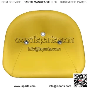 Yellow Padded Pan Seat Fits John Deere Lawn and Garden Tractors TS1200