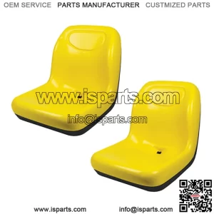 Set of Two New Yellow Bucket Seats VG11696 Fits John Deere Fits Gator