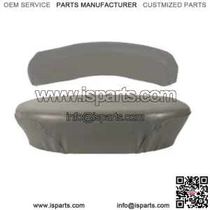 2 Piece Seat Cushion Back Rest Wood Base Fits Massey Ferguson Harris 20 50 202