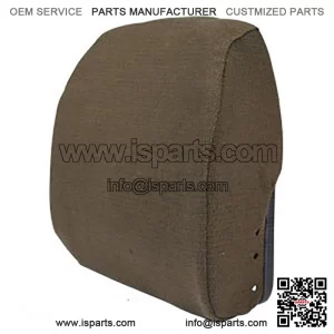 Backrest Hydraulic or Mechanical Seat Fabric Brown Fits John Deere 9400 7700 423