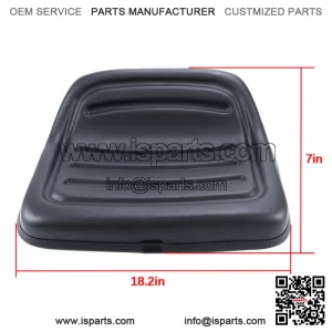 Riding Mower Seat LMS2002 Fits Low Back Lawn Mower & Tractors & Carriages