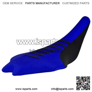 2009 - 2020 Yamaha YFZ 450R Seat Cover BLACK / BLUE / BLACK RIBBED QUAD #201