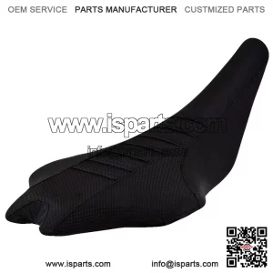 Yamaha YFZ 450R Seat Cover 2009 - 2020   BLACK / BLACK / BLACK RIBBED QUAD #201