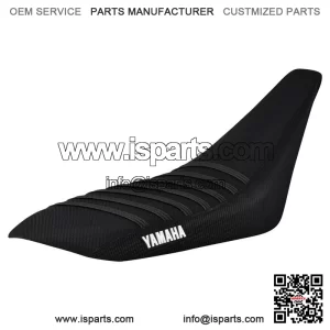 Yamaha YFZ 450 Gripper Seat Cover 2004-2013    all BLACK / BLACK ribs LOGO #200