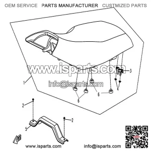 Seat CFMOTO X5 9050-130100