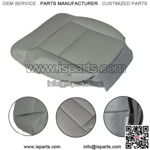 For 2004-2008 Ford F-150 Seat Cover Front Driver Bottom Gray Vinyl Replacement